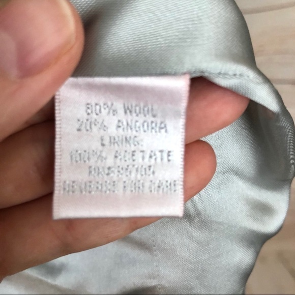 Rebecca Taylor Grey Animal Print Retro Mid Century Mod Cape Capelet Jacket - Picture 10 of 11